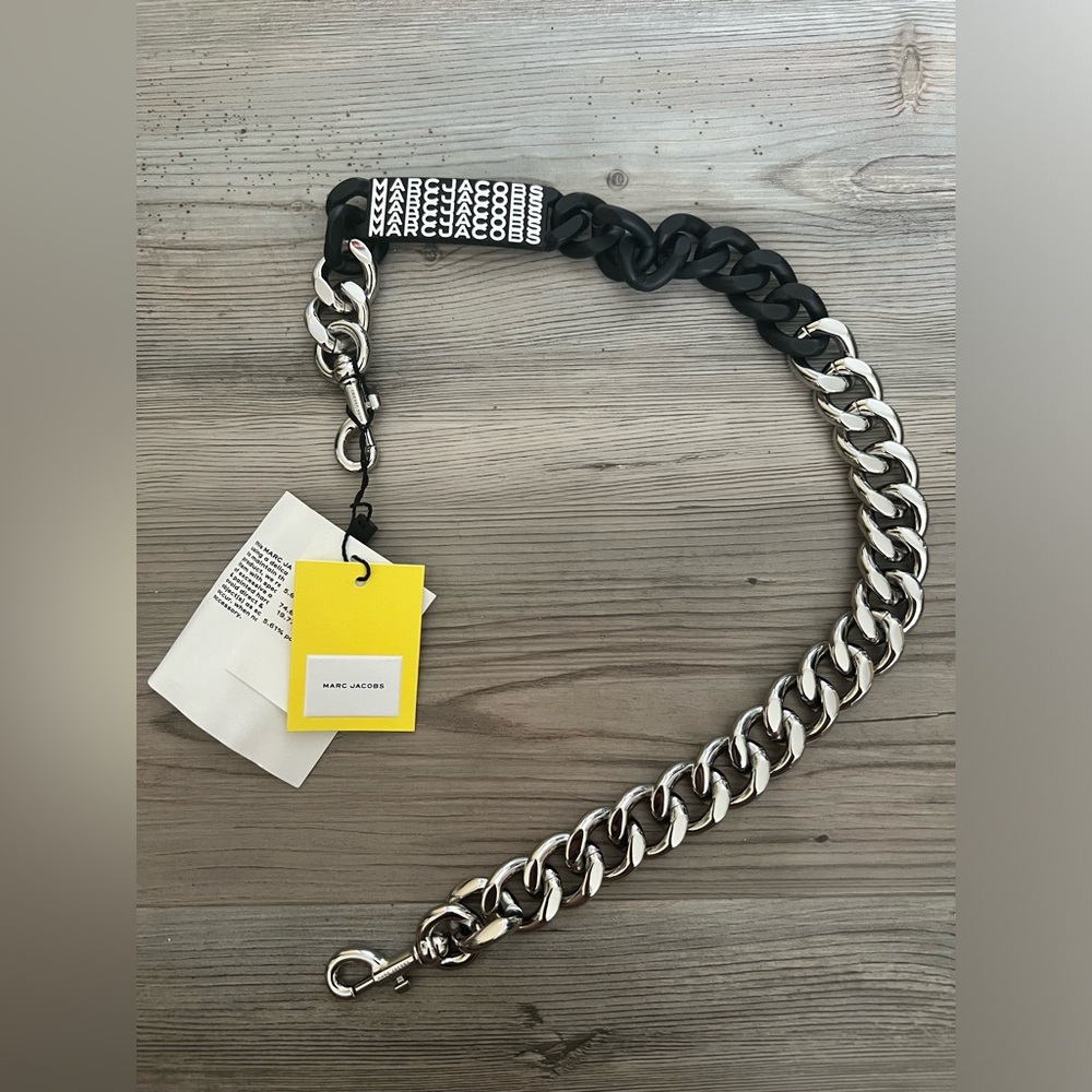 MARC JACOBS The Barcode Chain Strap Two Toned - Picture 2 of 4